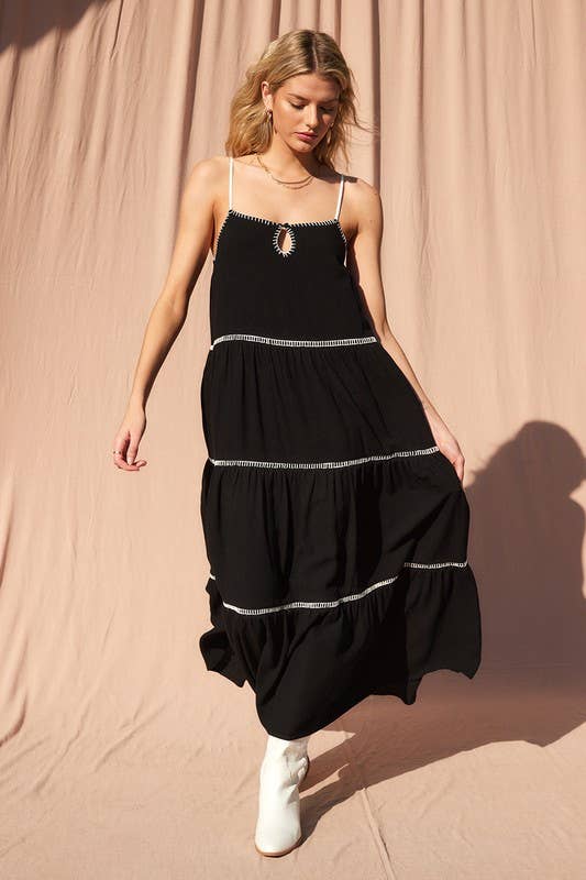 Ashley Linen Maxi Dress