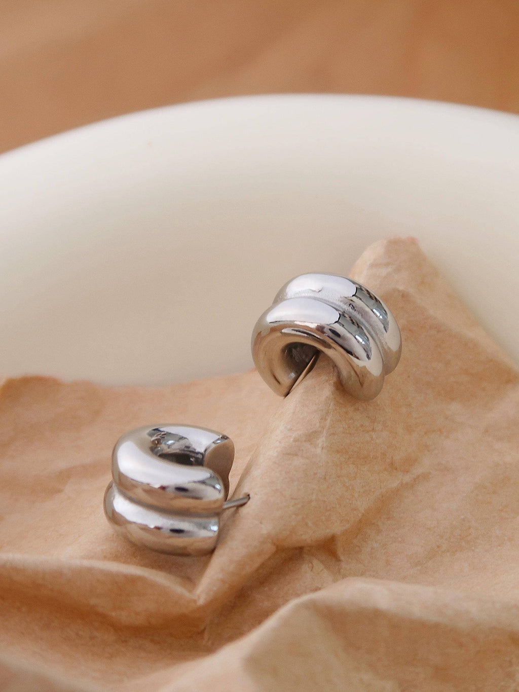 Emma Multi-Colored Double C-Hoop Earring