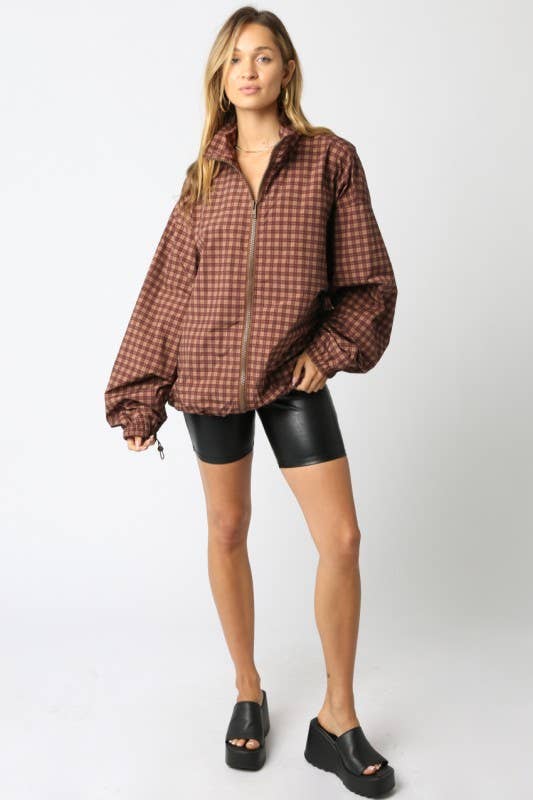 Diya Gingham Jacket