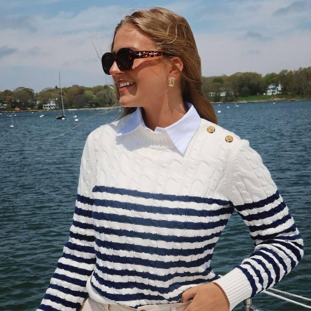 Bianca Polarized Sunglasses in Brown