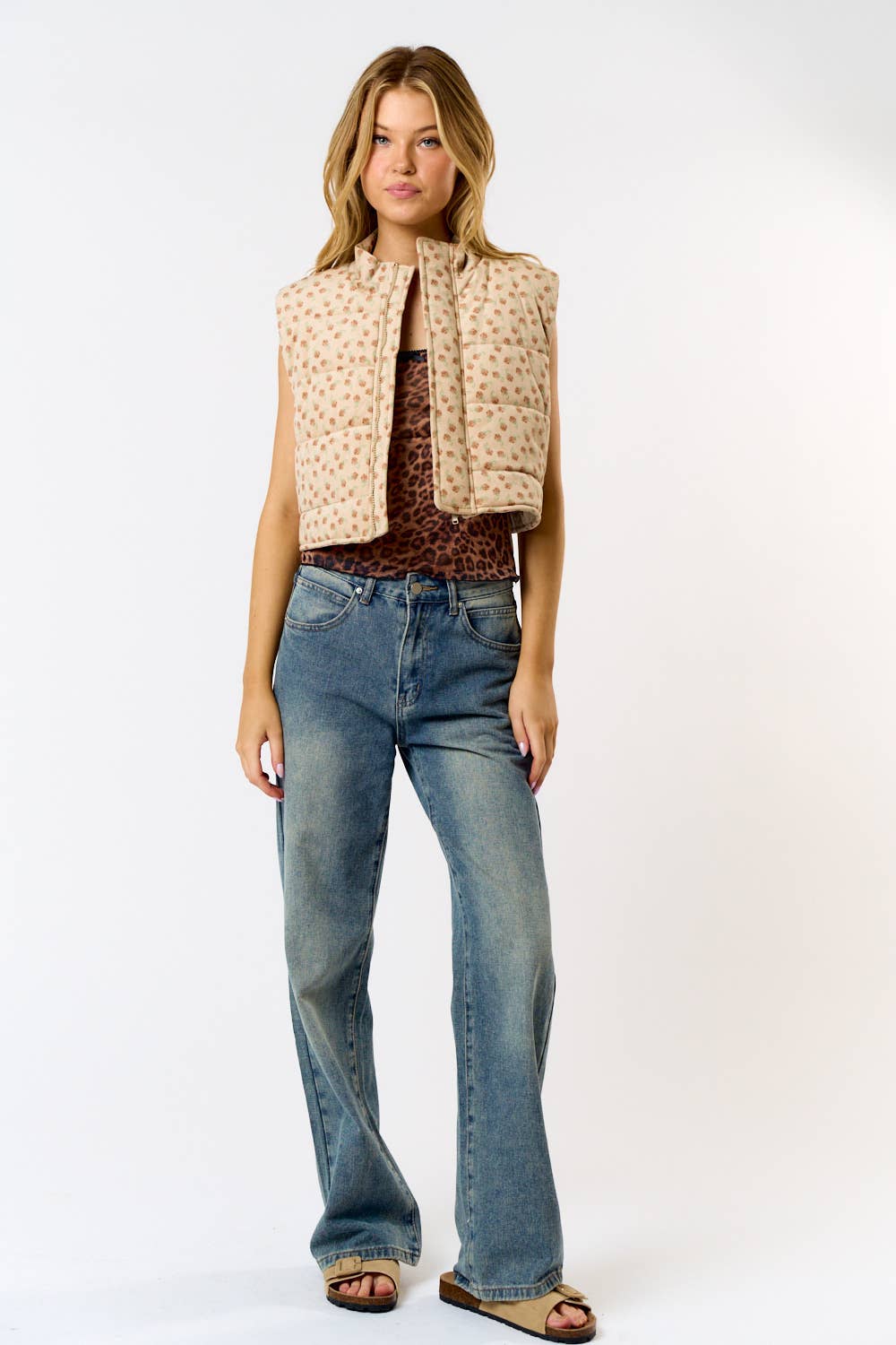 Claire Corduroy Puffer Vest