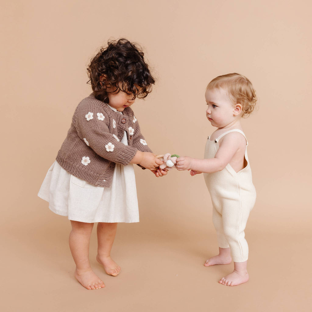 Flower Fields Baby Cardigan