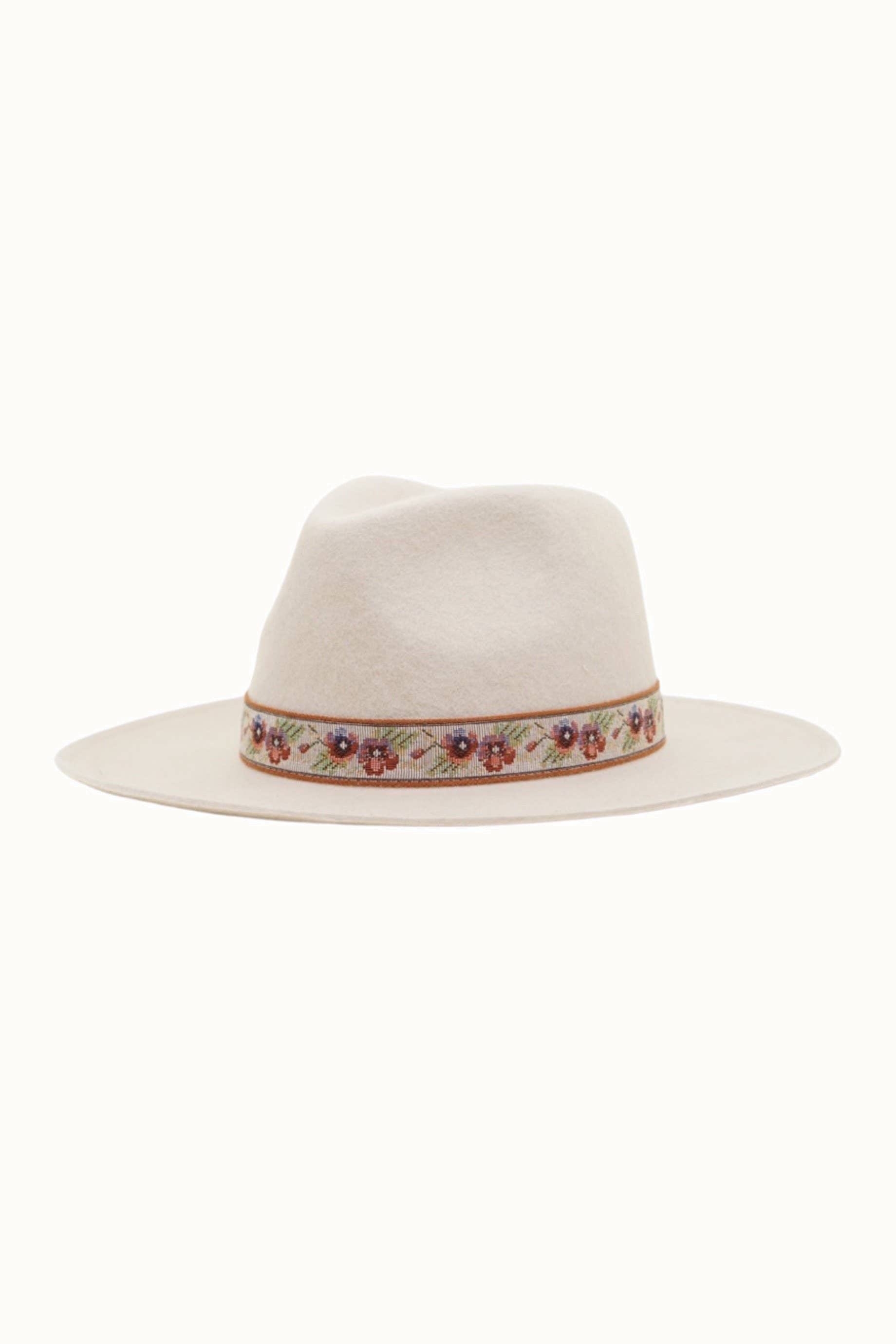 Ronan Floral Banded Rancher Hat