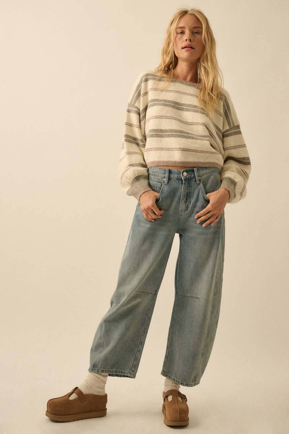 Lenny Striped Knit Sweater