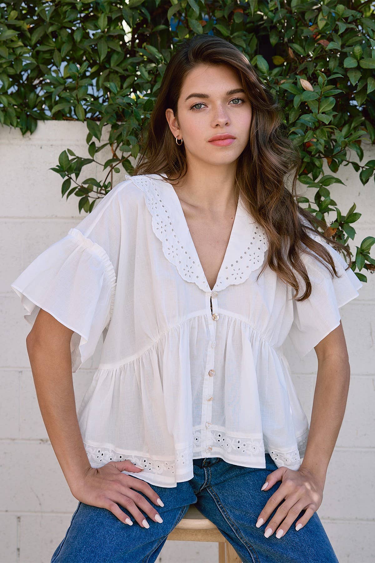 Freya Airy Collar Blouse