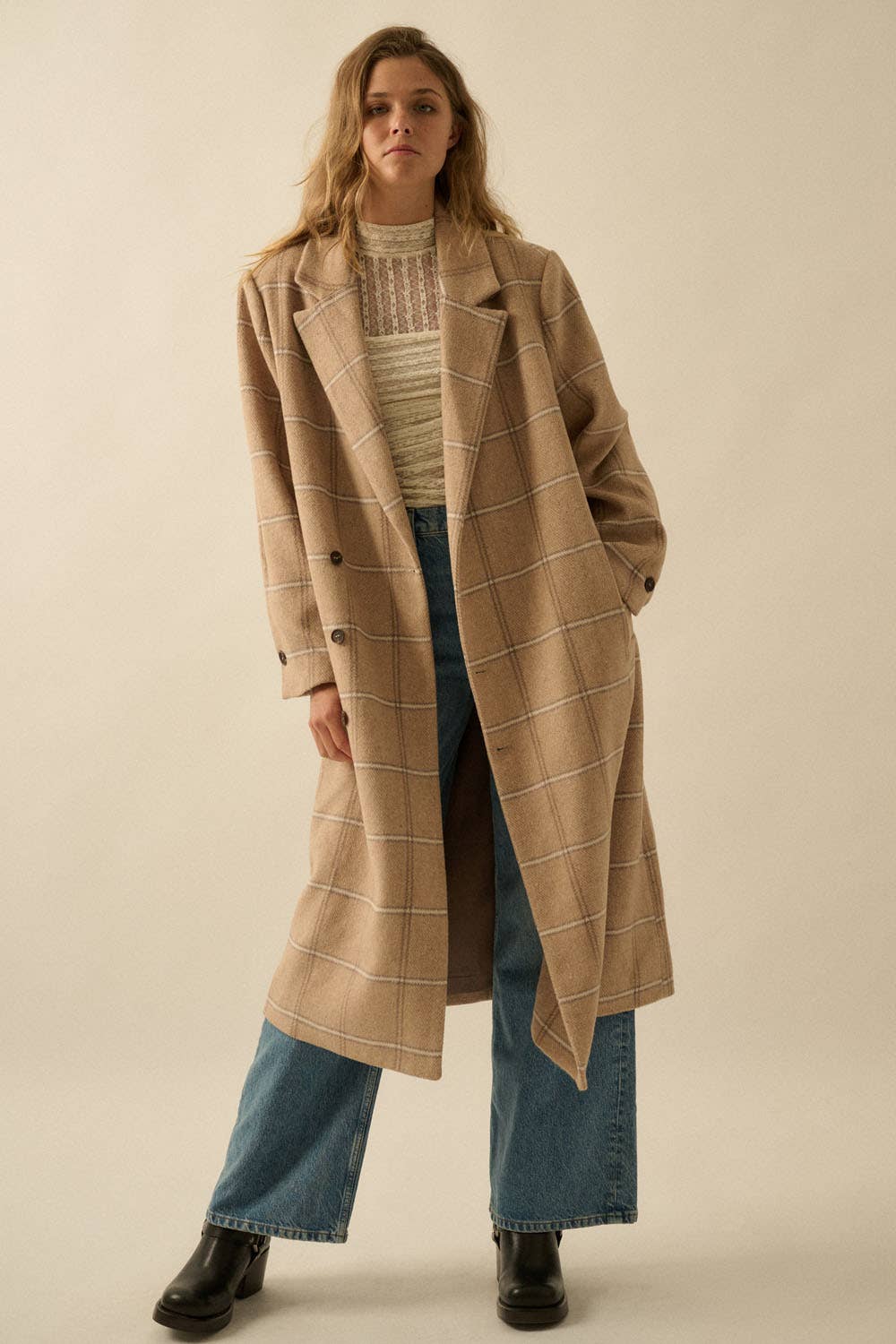 London Fog Herringbone Coat
