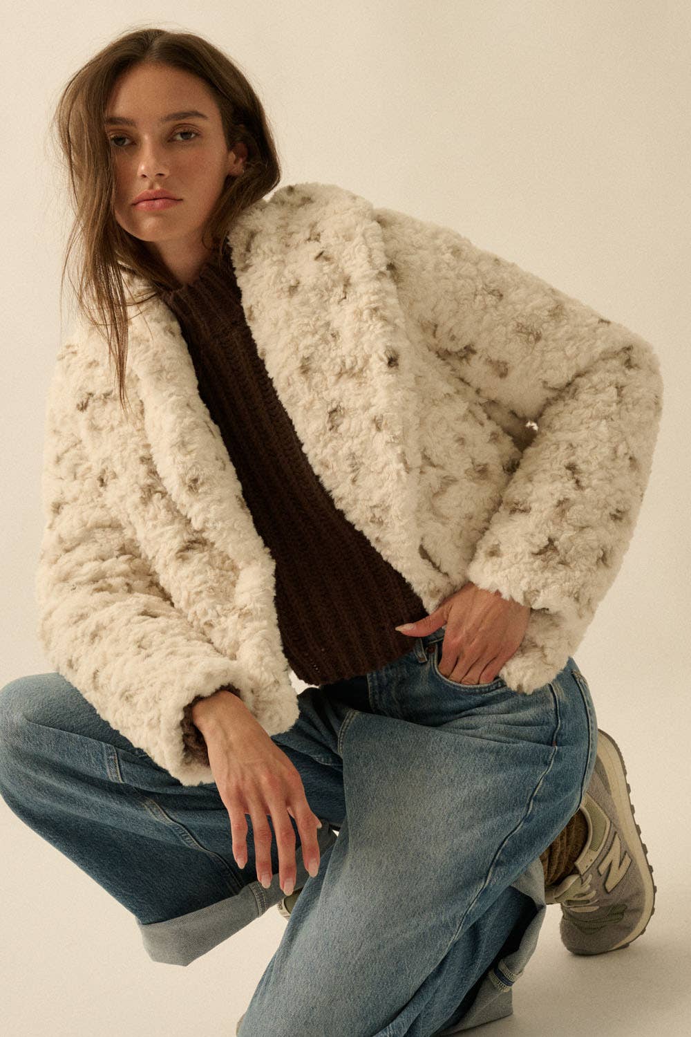 Steamboat Faux Fur Jacket