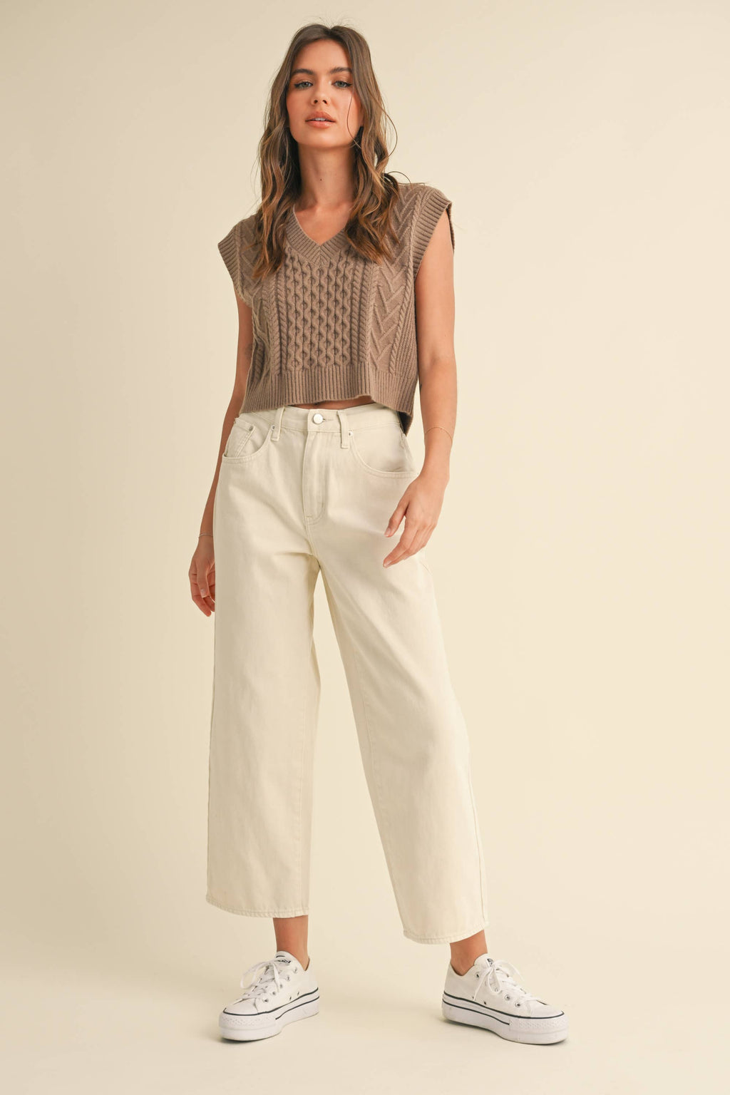 Penny Crop Denim Pants