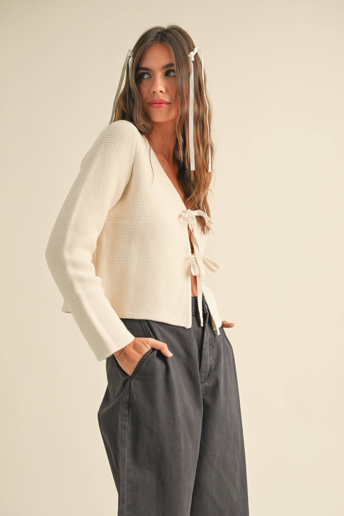 Lilah Tie Front Cardigan