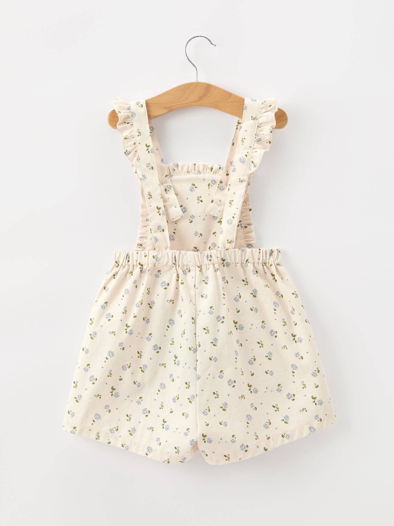 Girls Floral Print Romper