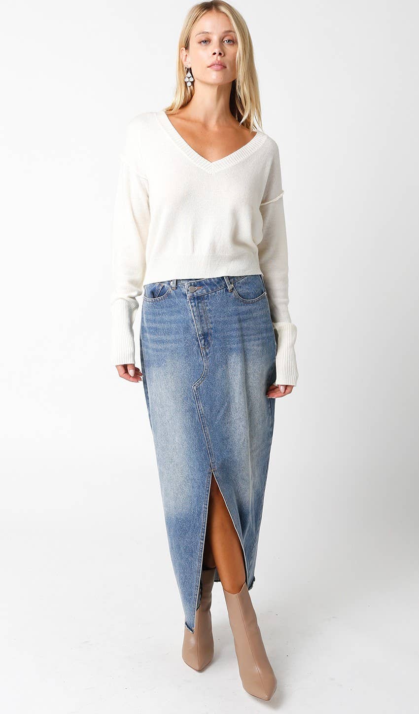 Shelley Sweater in Ivory