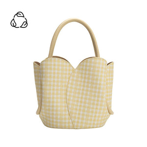 Tulip Bag in Yellow Gingham