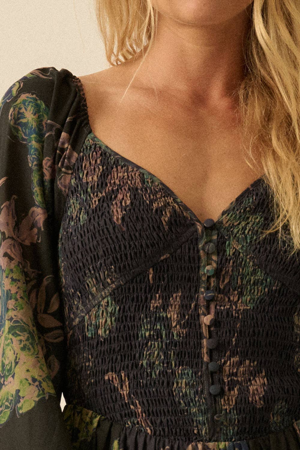 Floral Haven Sweetheart Dress