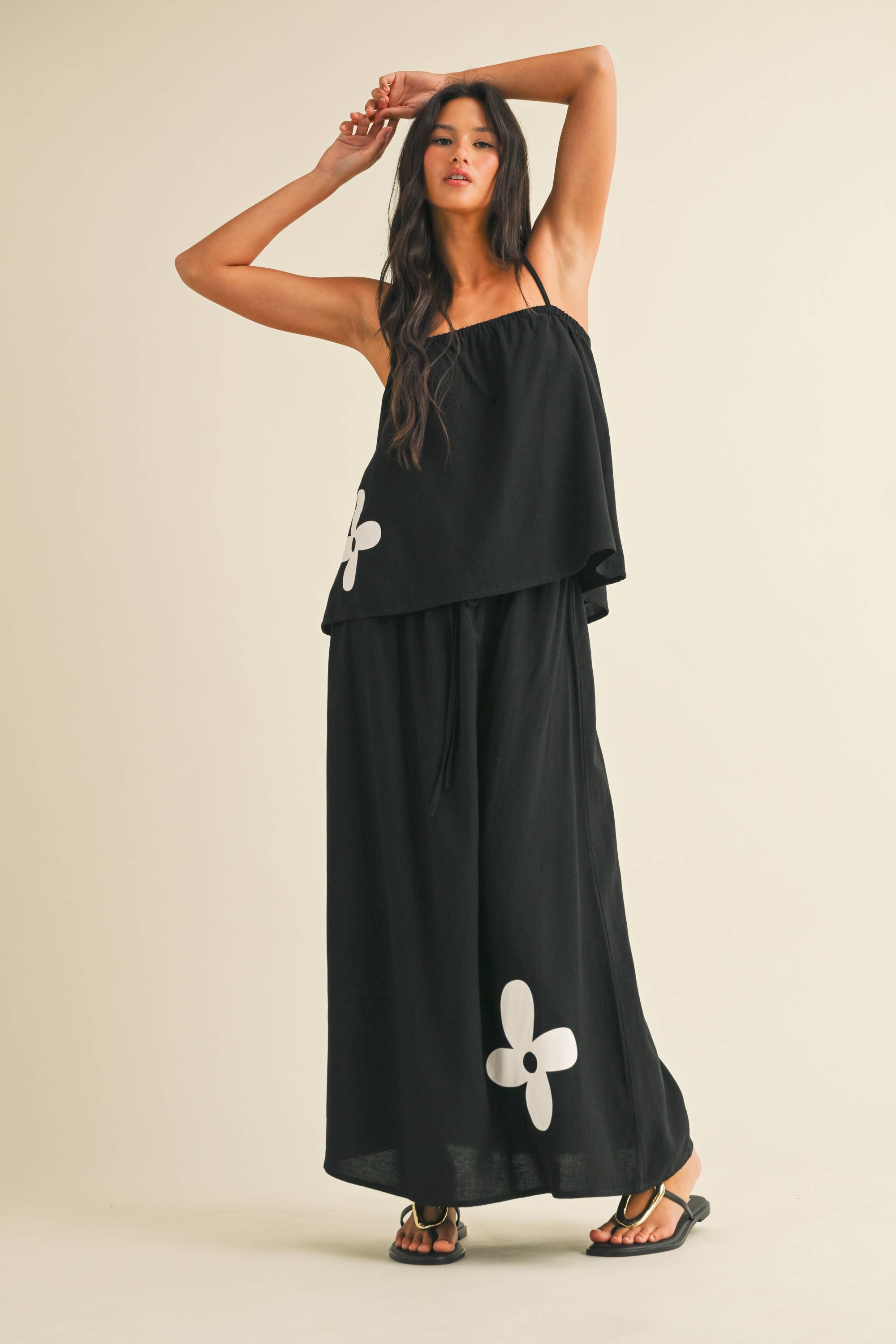 Marlowe Floral Print Linen Set