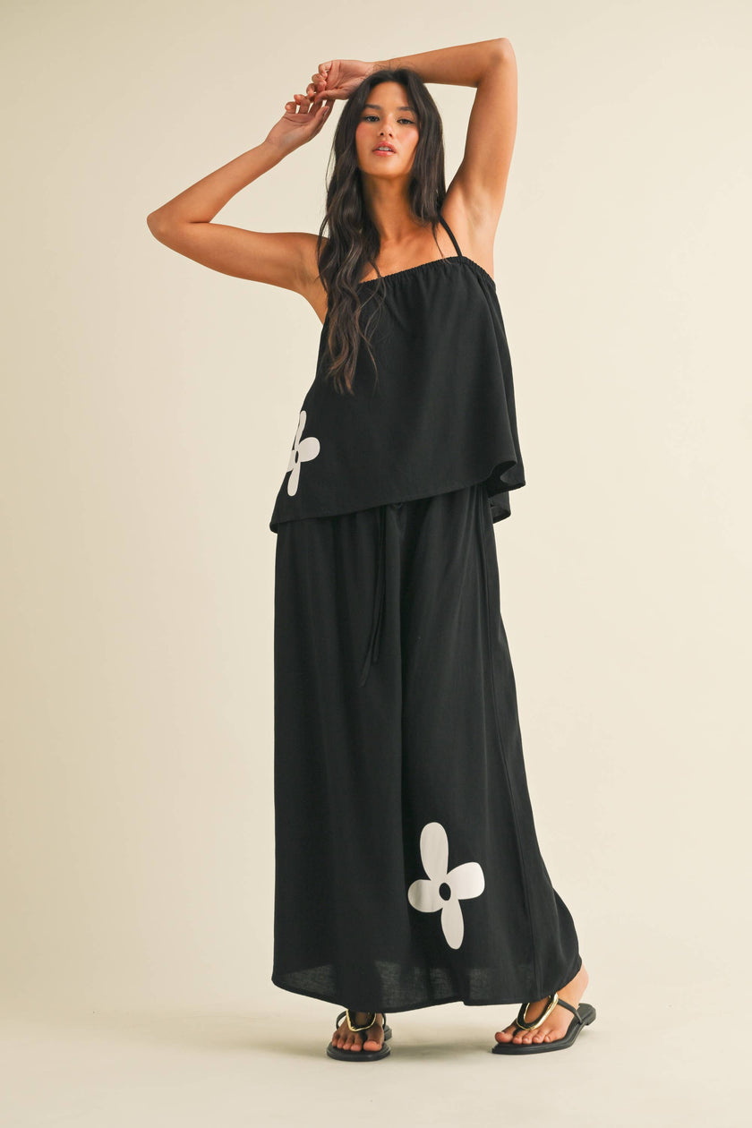 Marlowe Floral Print Linen Set