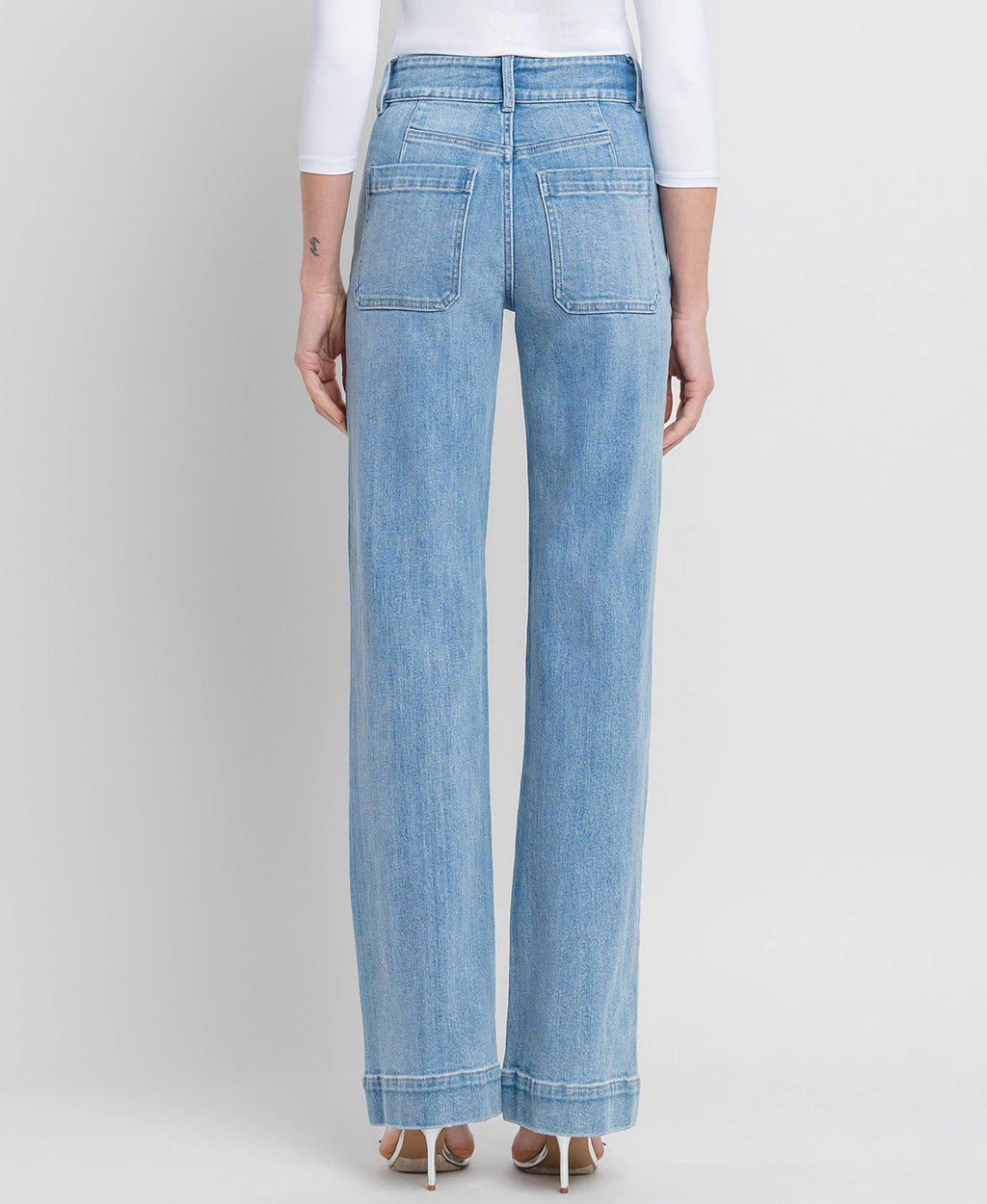 90s Vintage Super High Rise Flare Jeans
