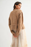 James Textured Knit Cardigan