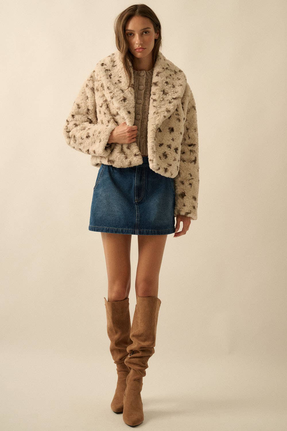 Steamboat Faux Fur Jacket