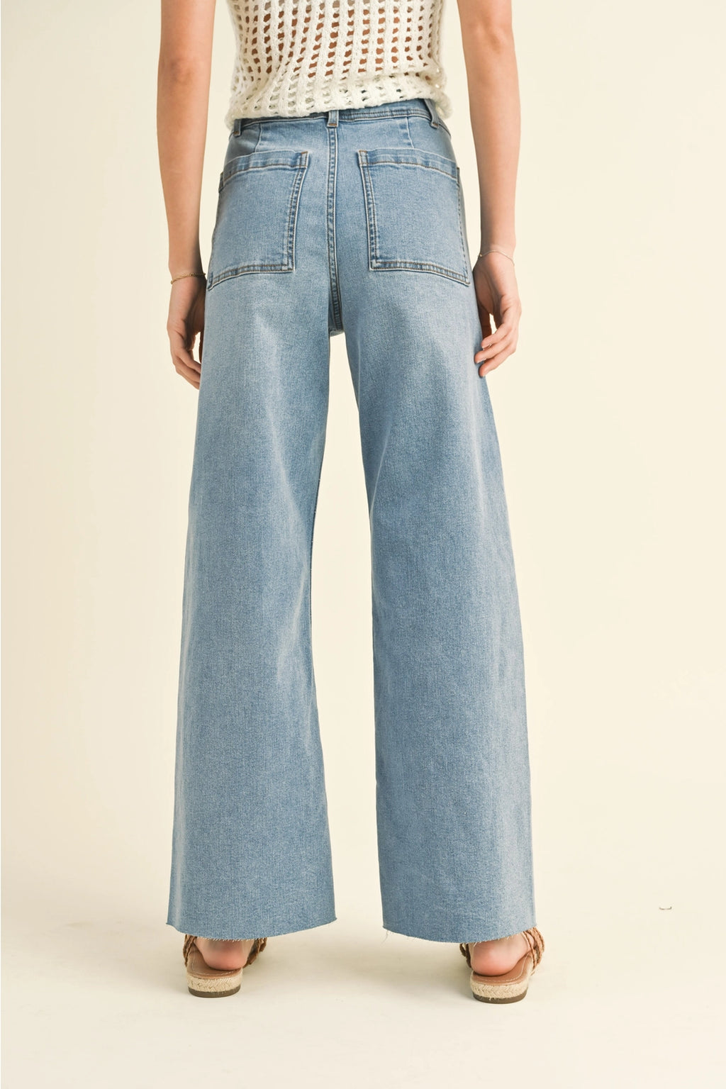 Ren Wide Leg Jeans in Denim