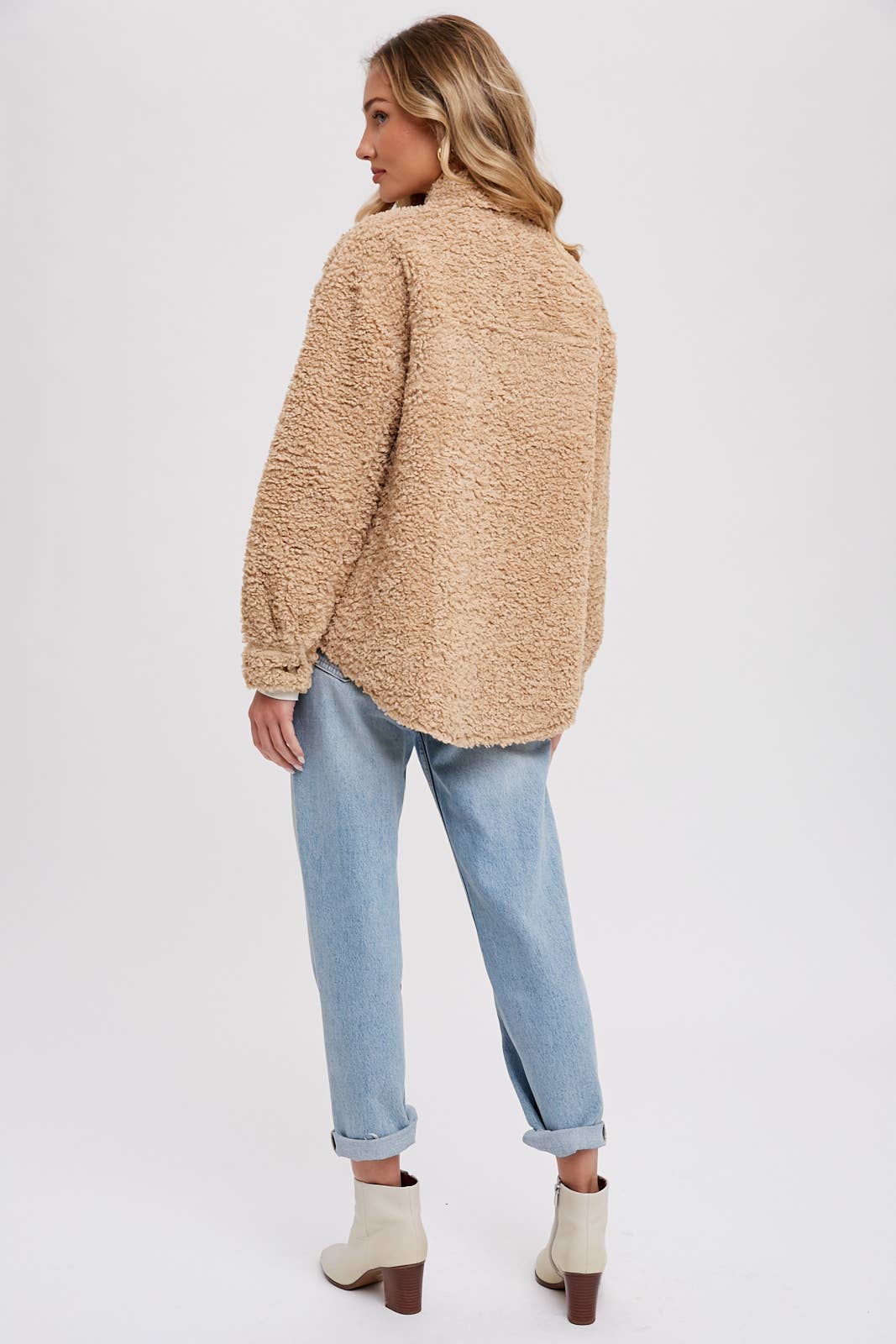 Porter Boucle Jacket in Latte