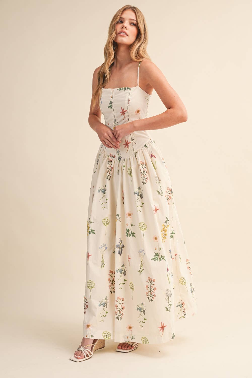 Poppy Floral Printed Maxi Dress