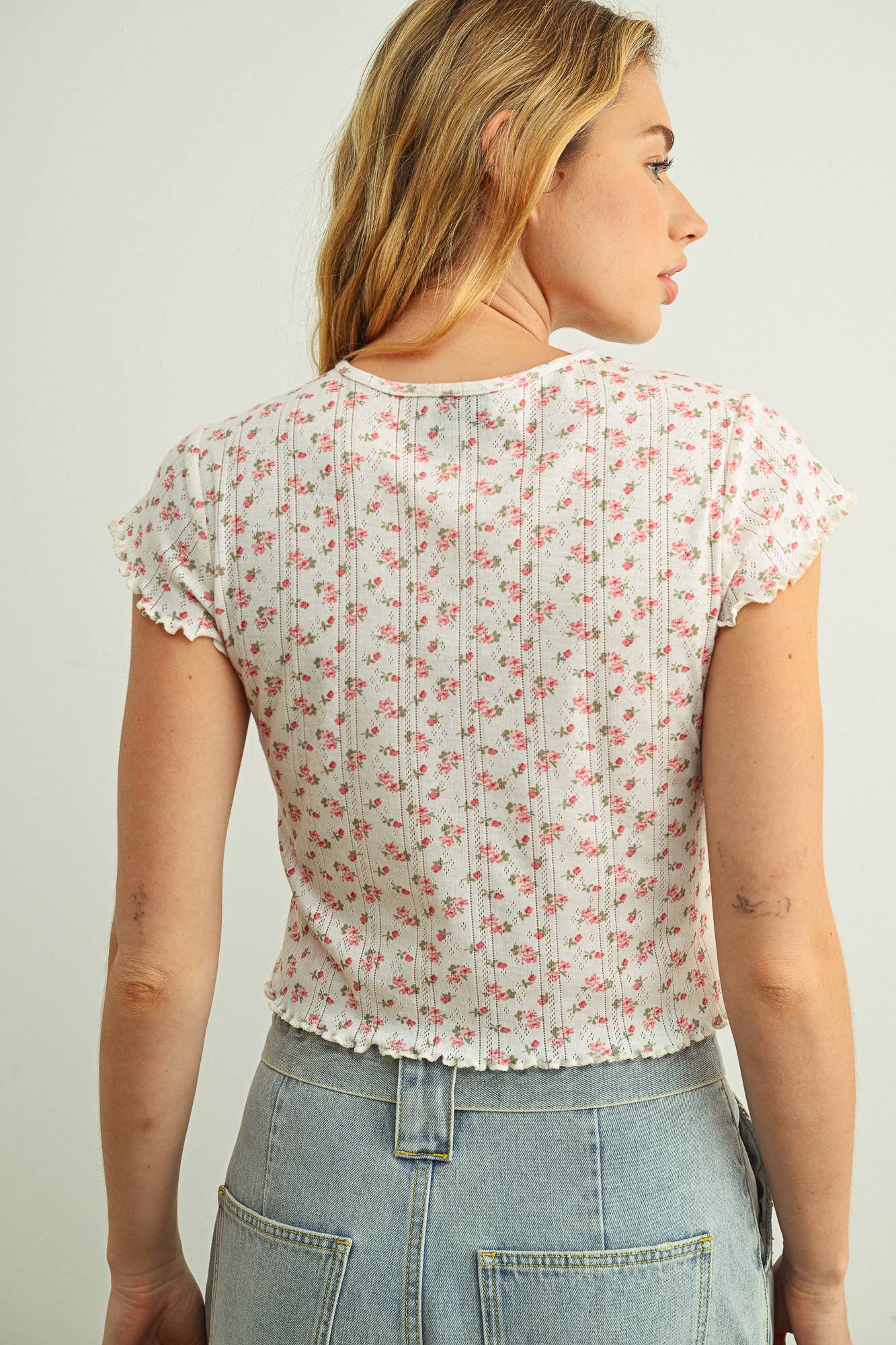Harley Floral Printed Tee