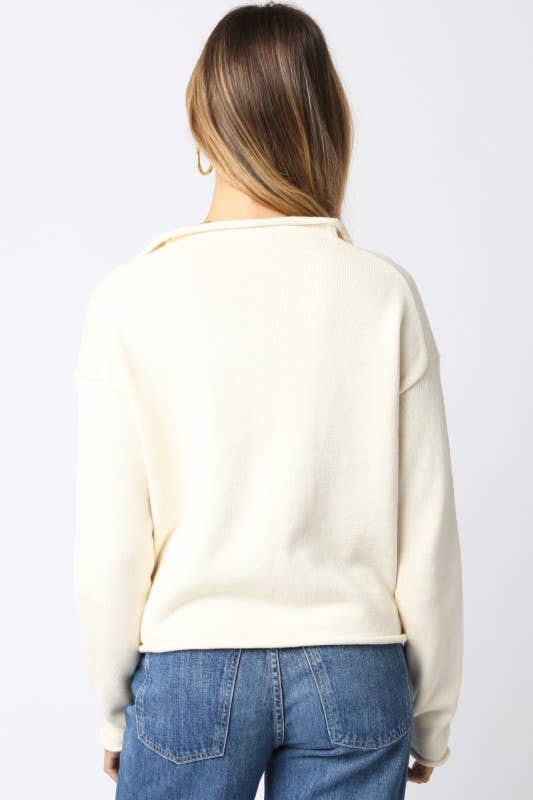 Elisa Button Knit Top