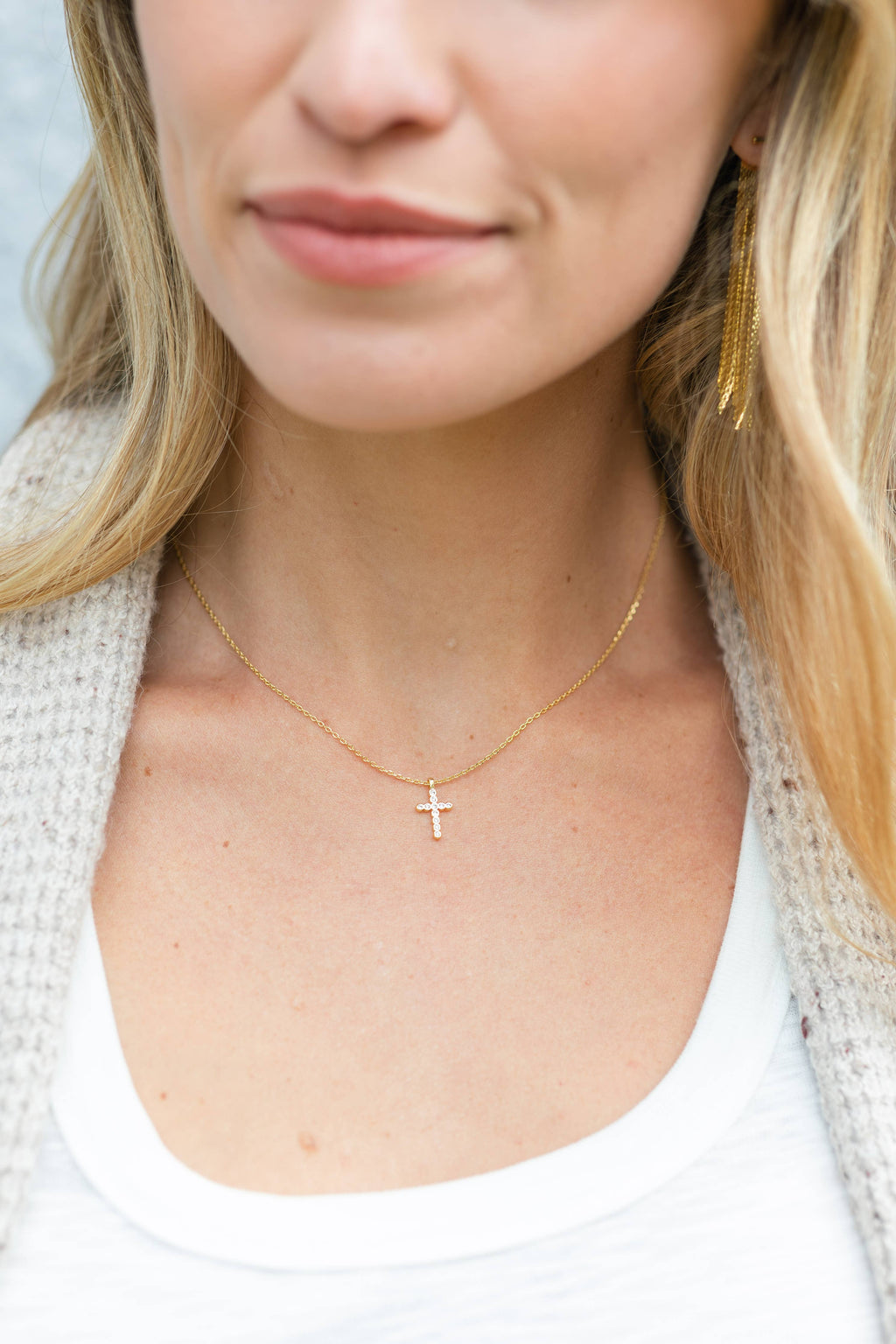Delicate Cross Pendant