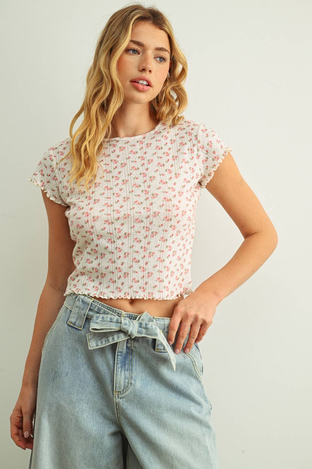 Harley Floral Printed Tee