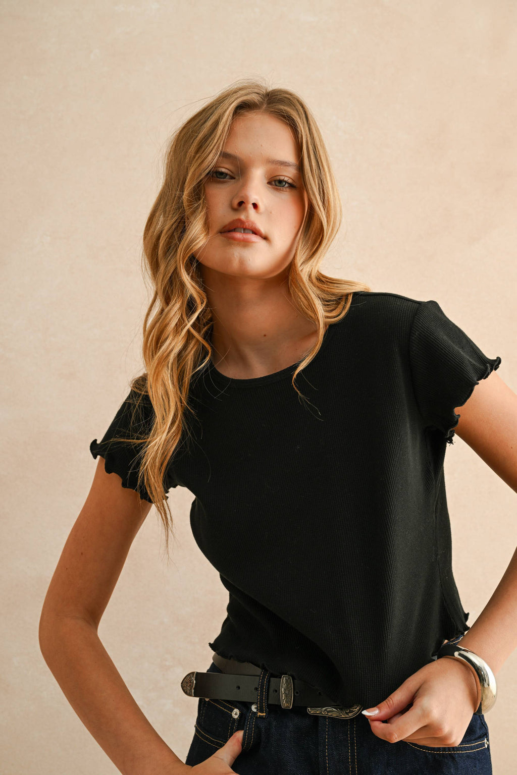 Khloe Top in Black