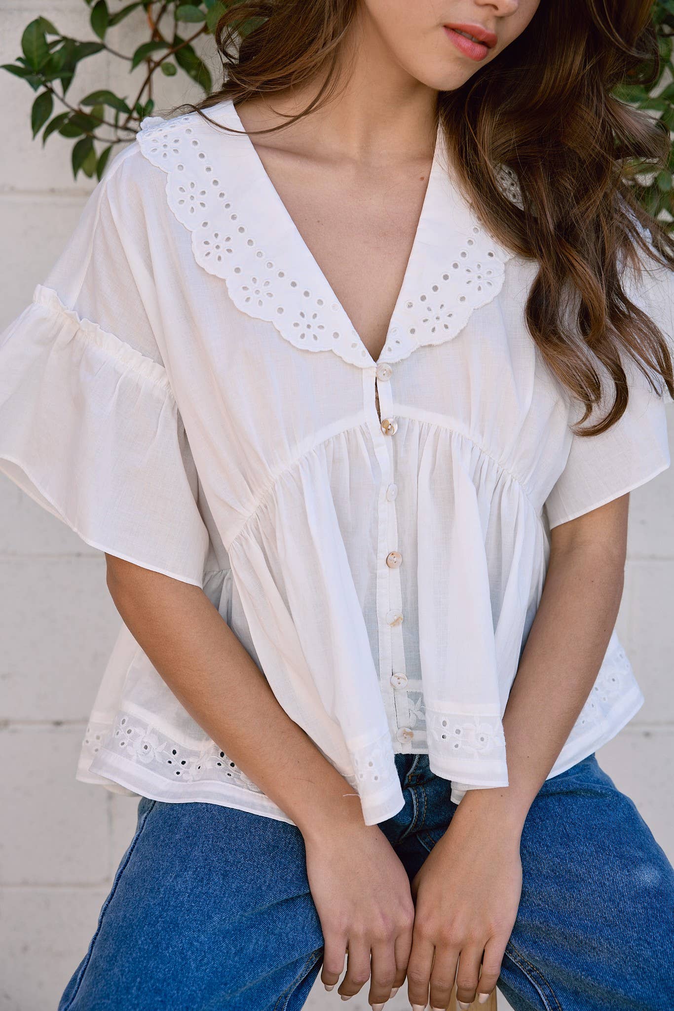 Freya Airy Collar Blouse