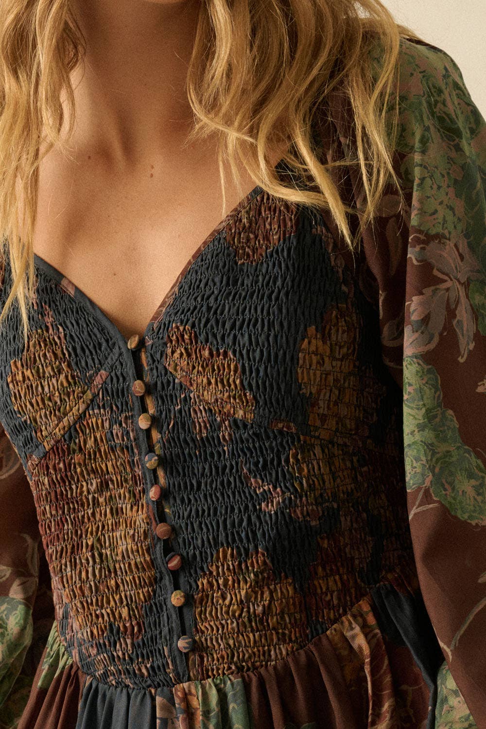 Floral Haven Sweetheart Dress