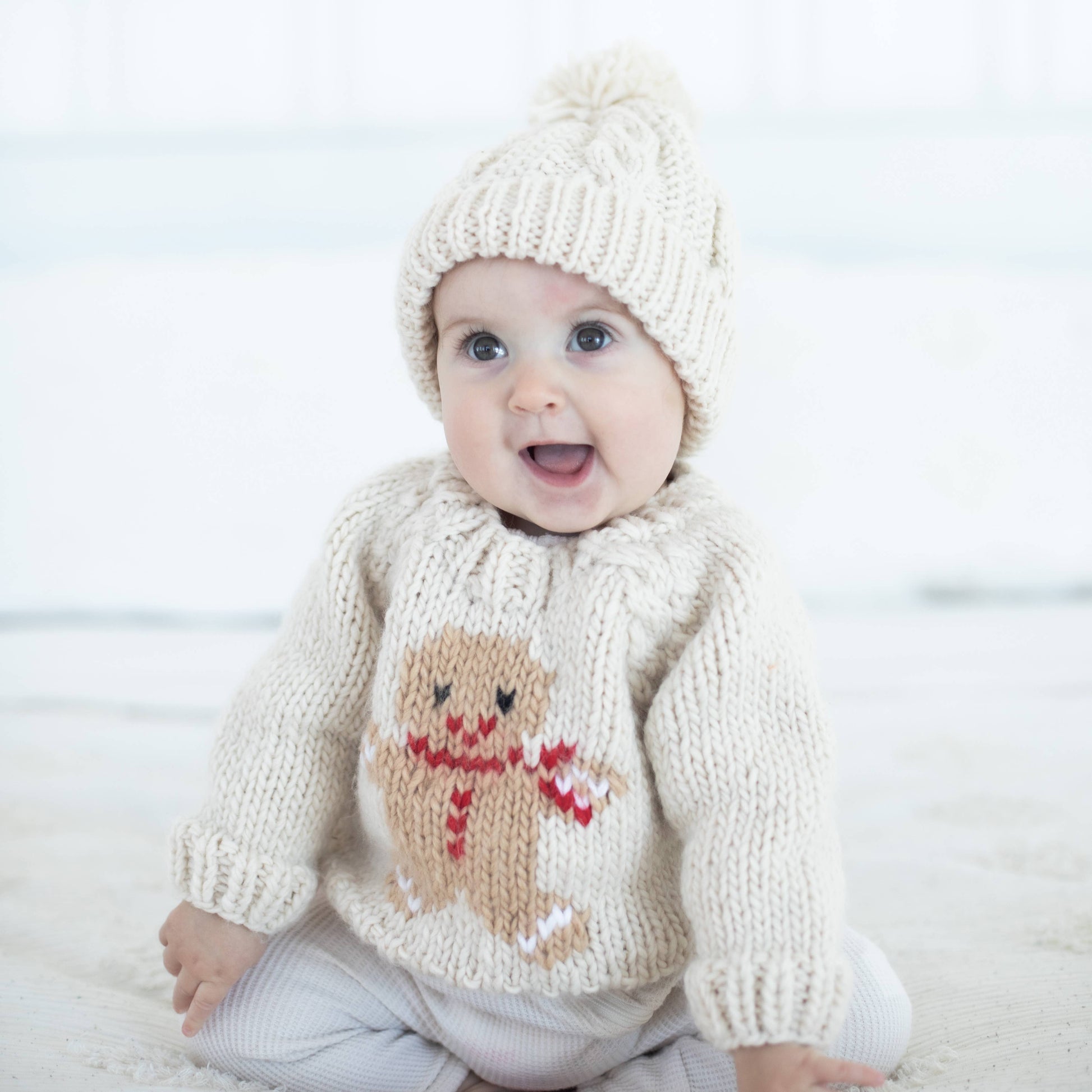 Gingerbread Cookie Baby Sweater