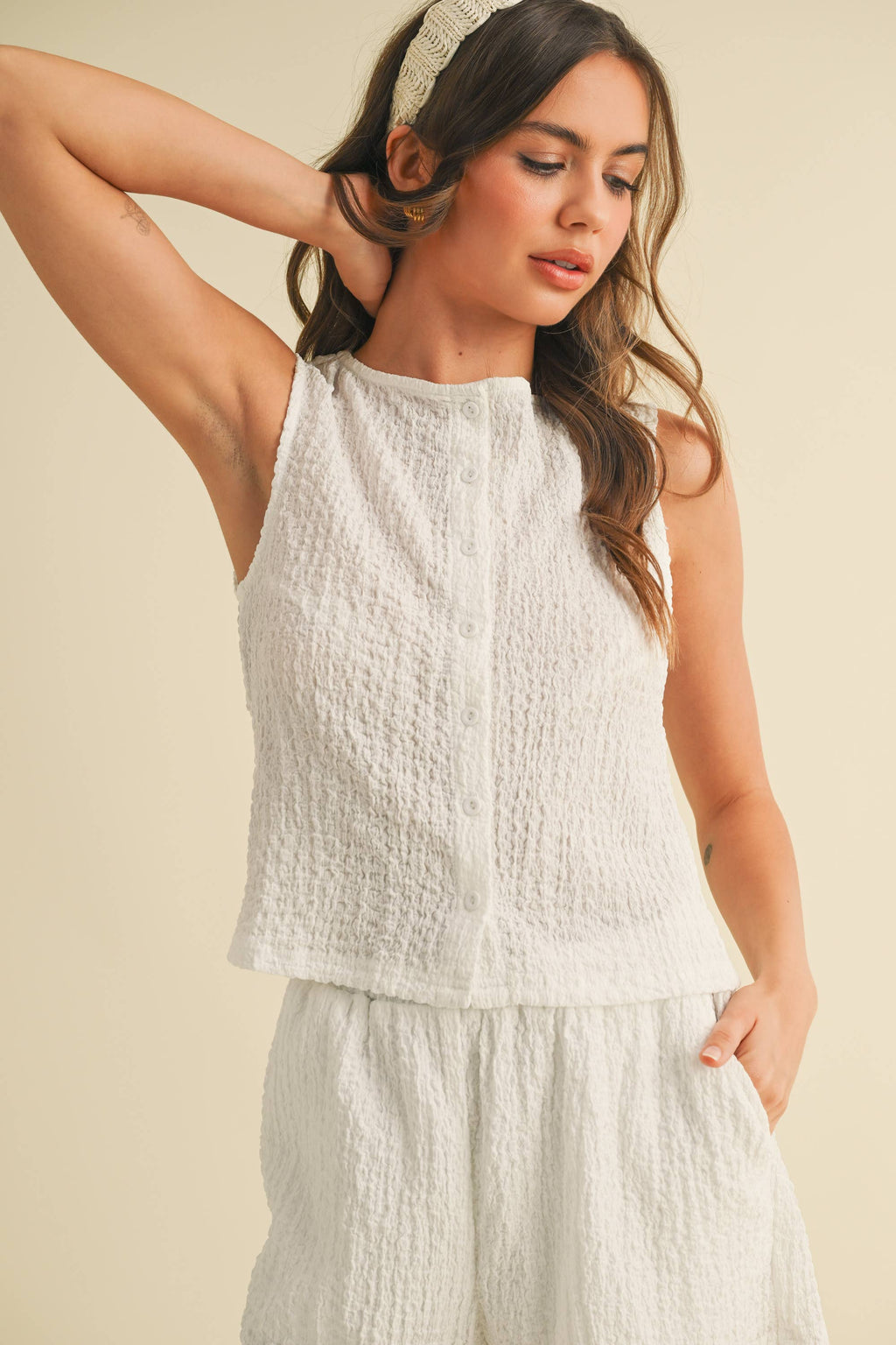 Faith Textured Knit Set