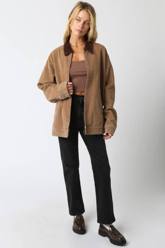 Elliott Barn Coat in Brown