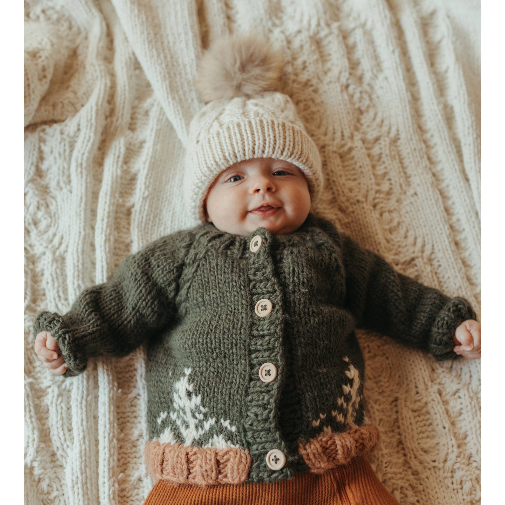 Forest Feels Baby Cardigan
