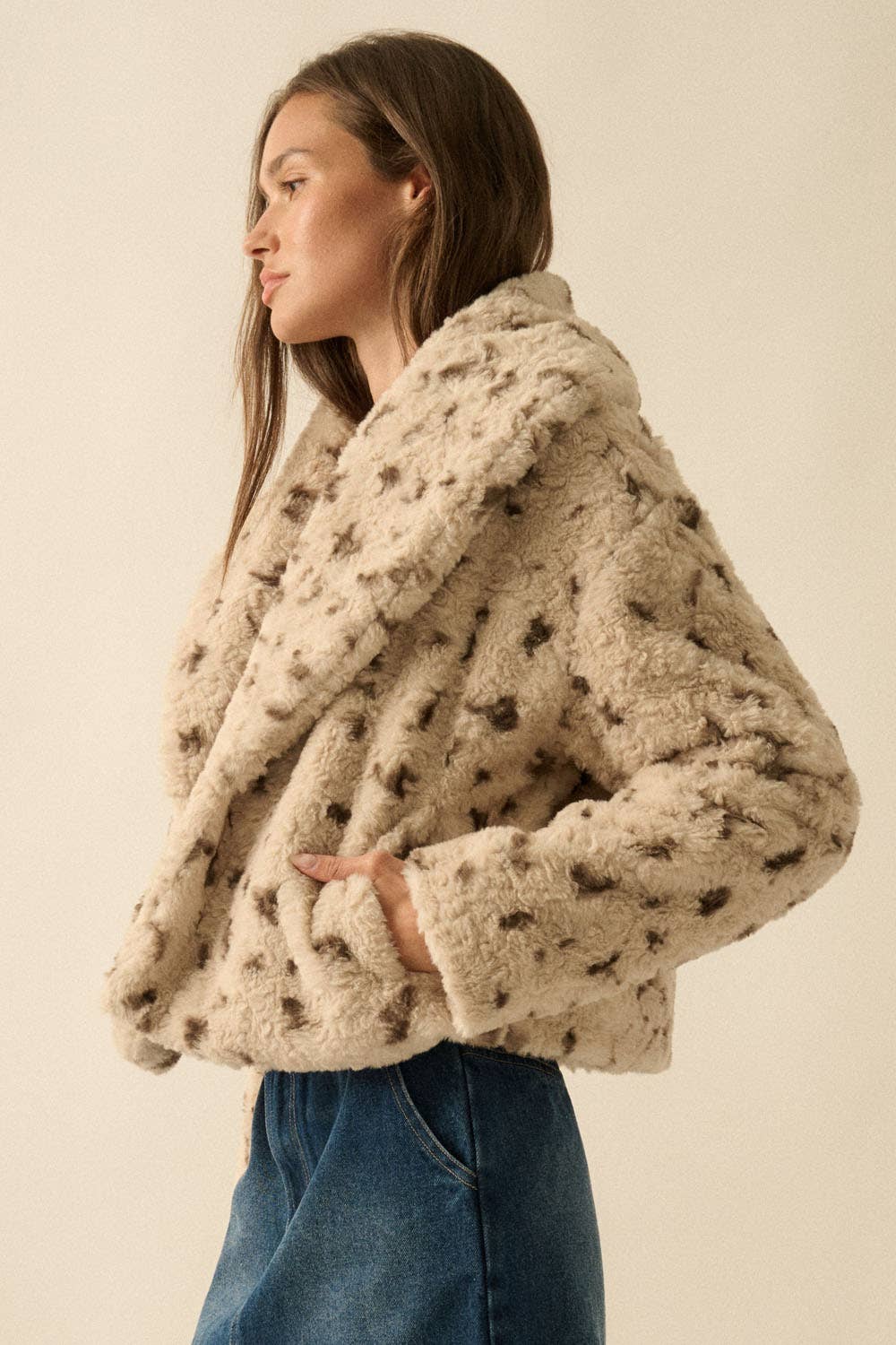 Steamboat Faux Fur Jacket
