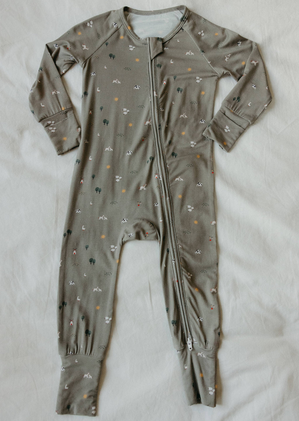 Barnyard Zip Pajamas