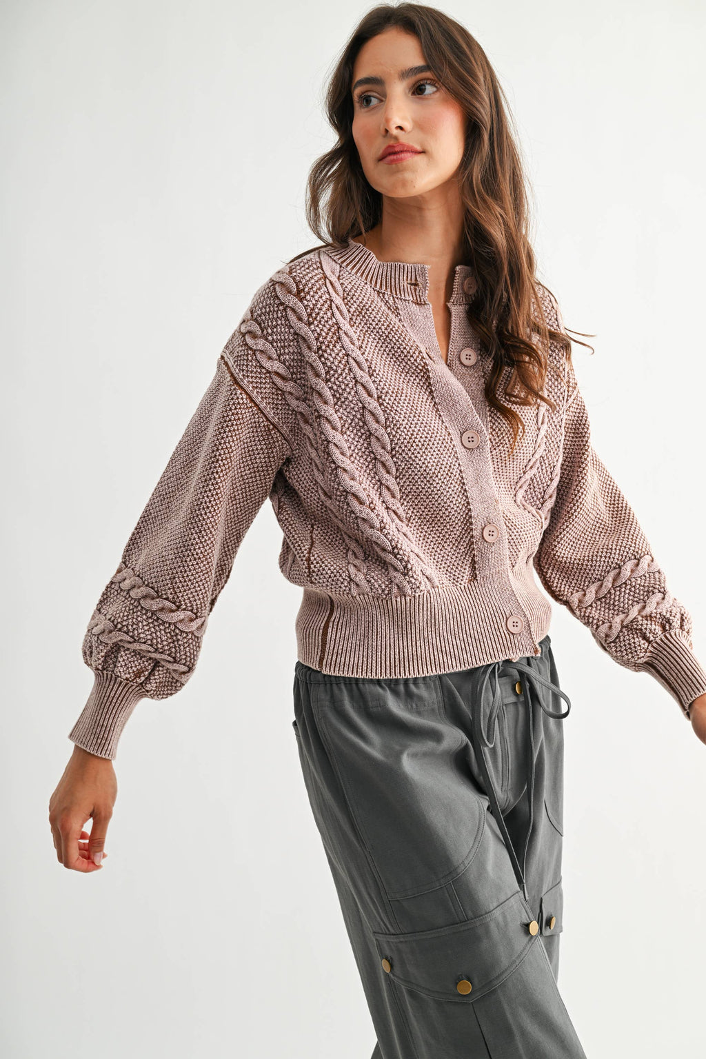 Heirloom Cable Knit Cardigan