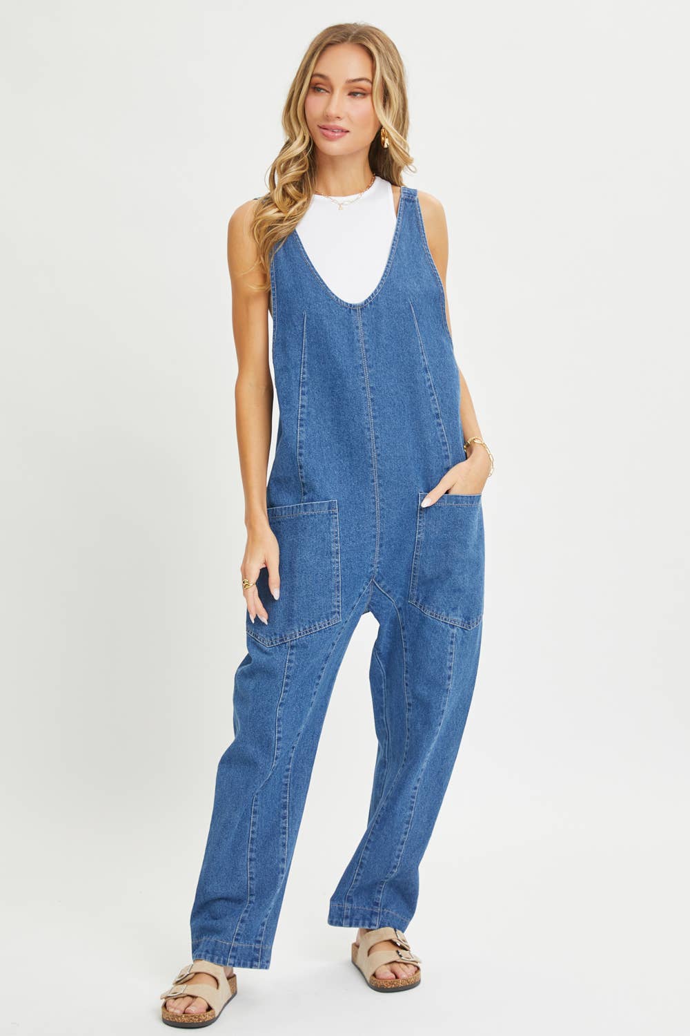 Barrett Denim Overall Jumpsuit