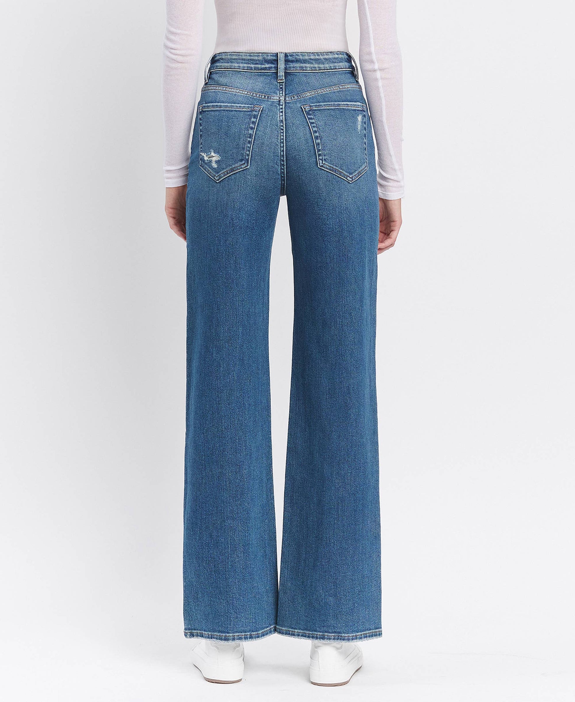 Hank Super High Rise Wide Leg Jeans