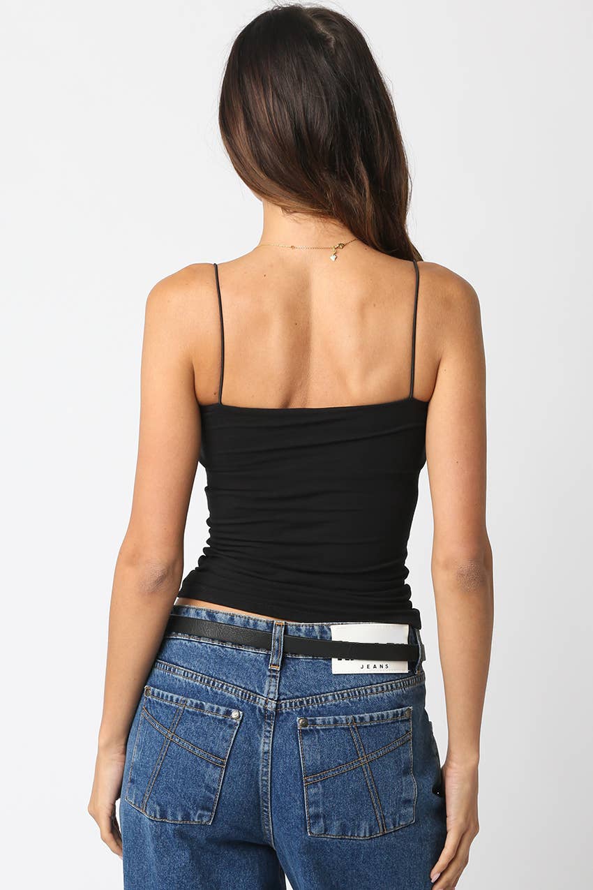 Emmy Tank Top in Black