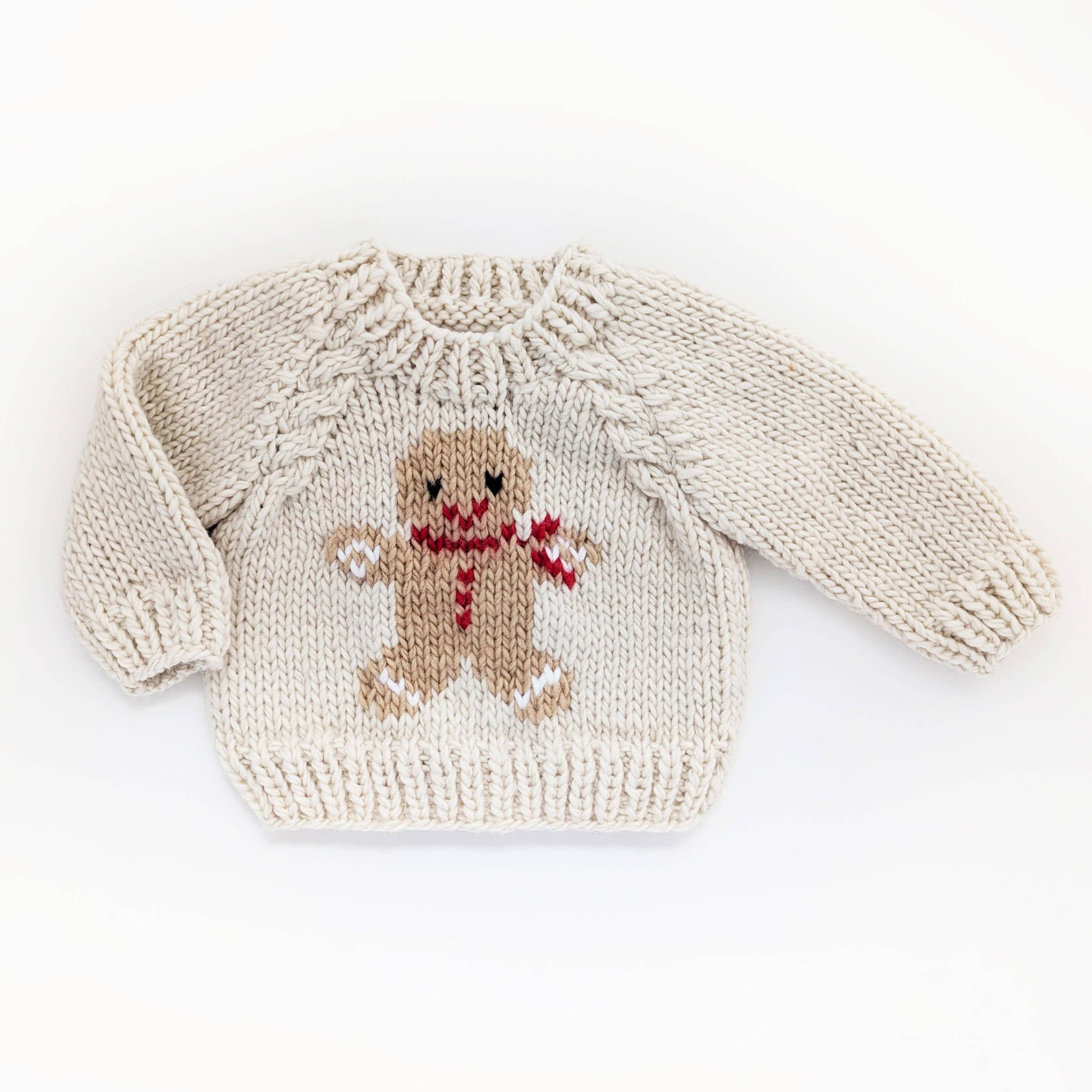 Gingerbread Cookie Baby Sweater