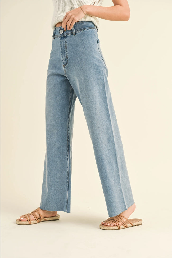 Ren Wide Leg Jeans in Denim