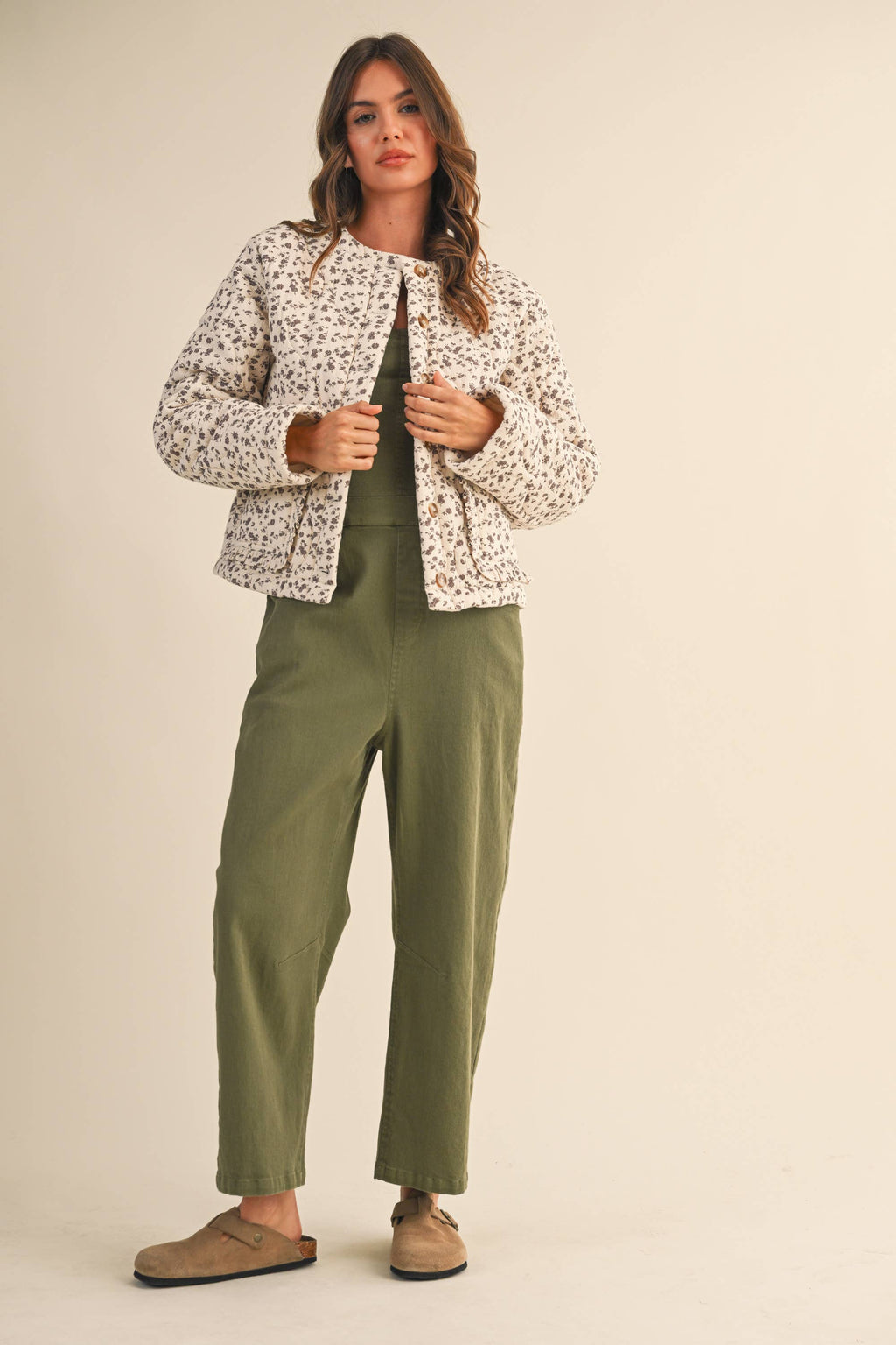 Ditsy Bloom Quilted Jacket