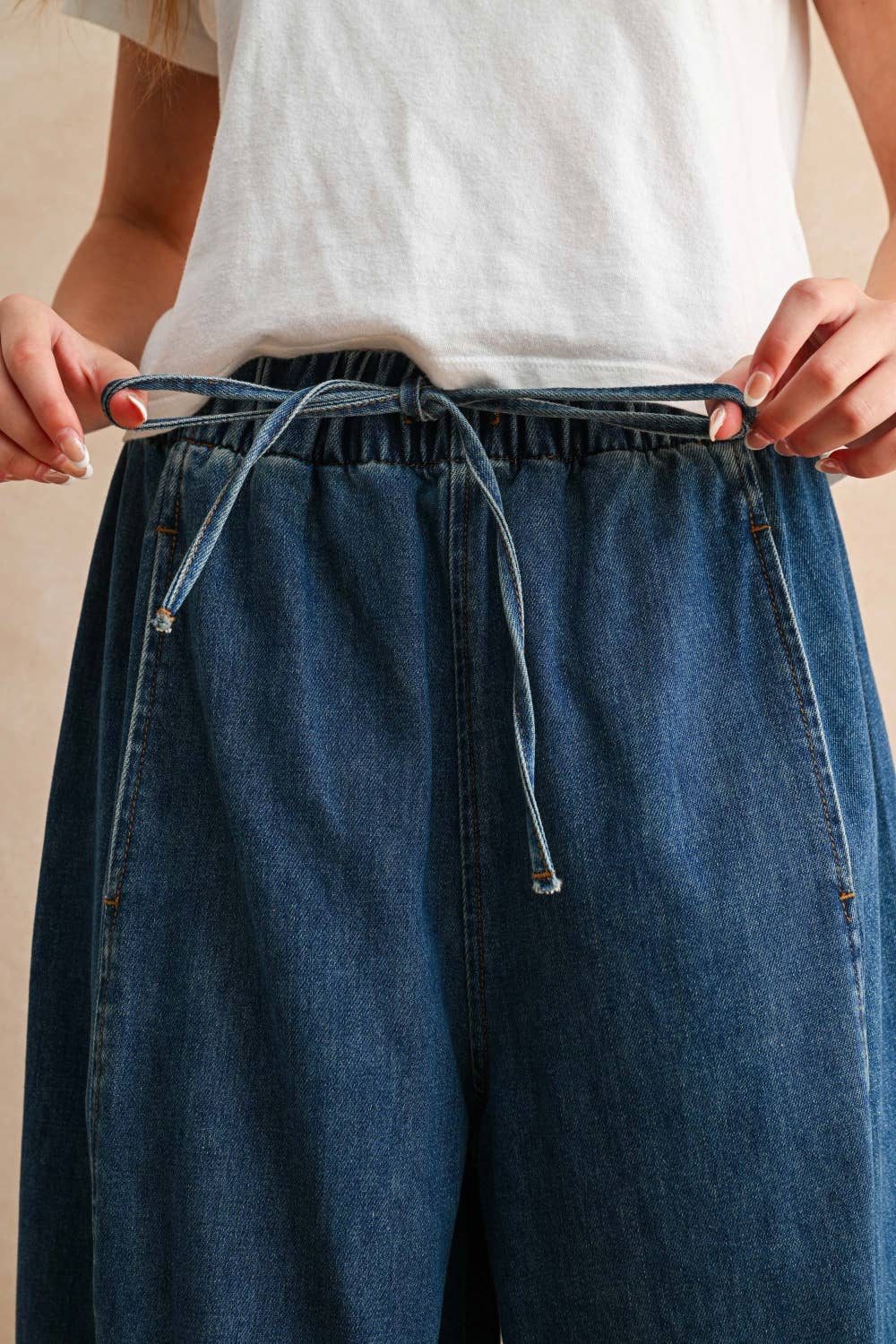 Everyday Barrel Denim Pants
