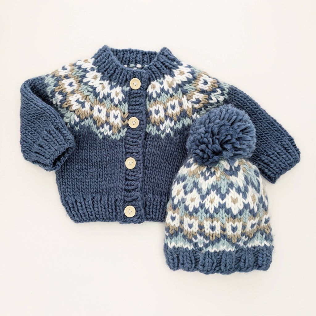 Little Nordic Fairisle Cardigan Sweater