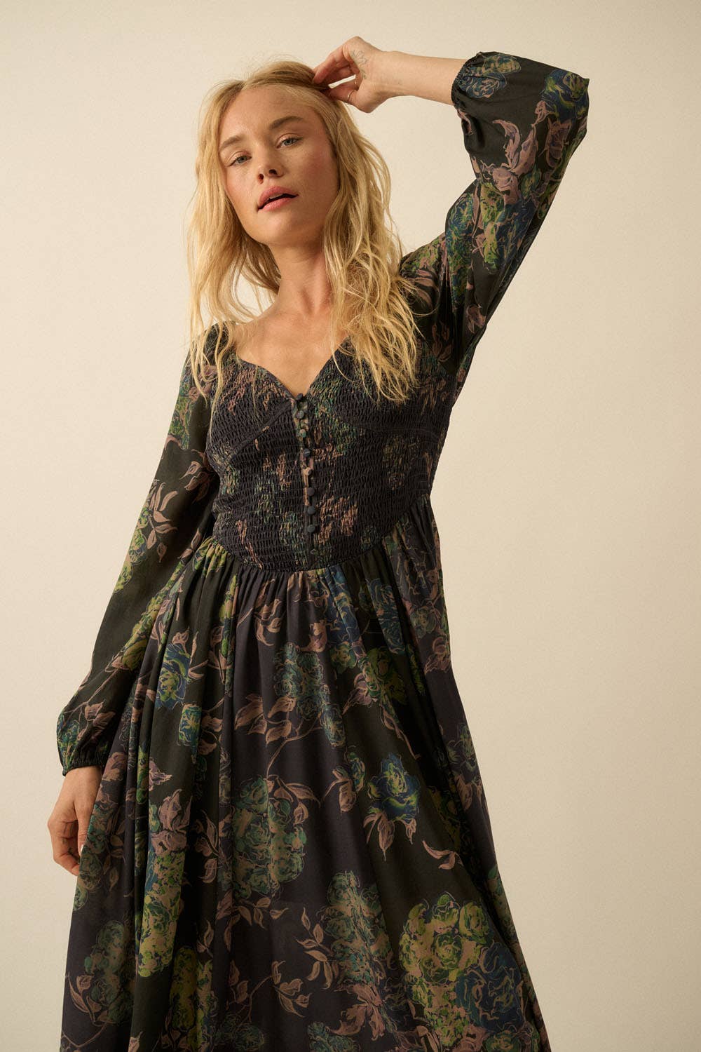 Floral Haven Sweetheart Dress