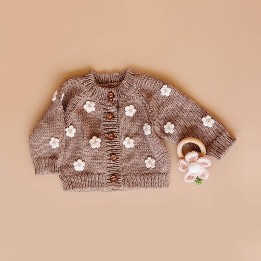 Flower Fields Baby Cardigan