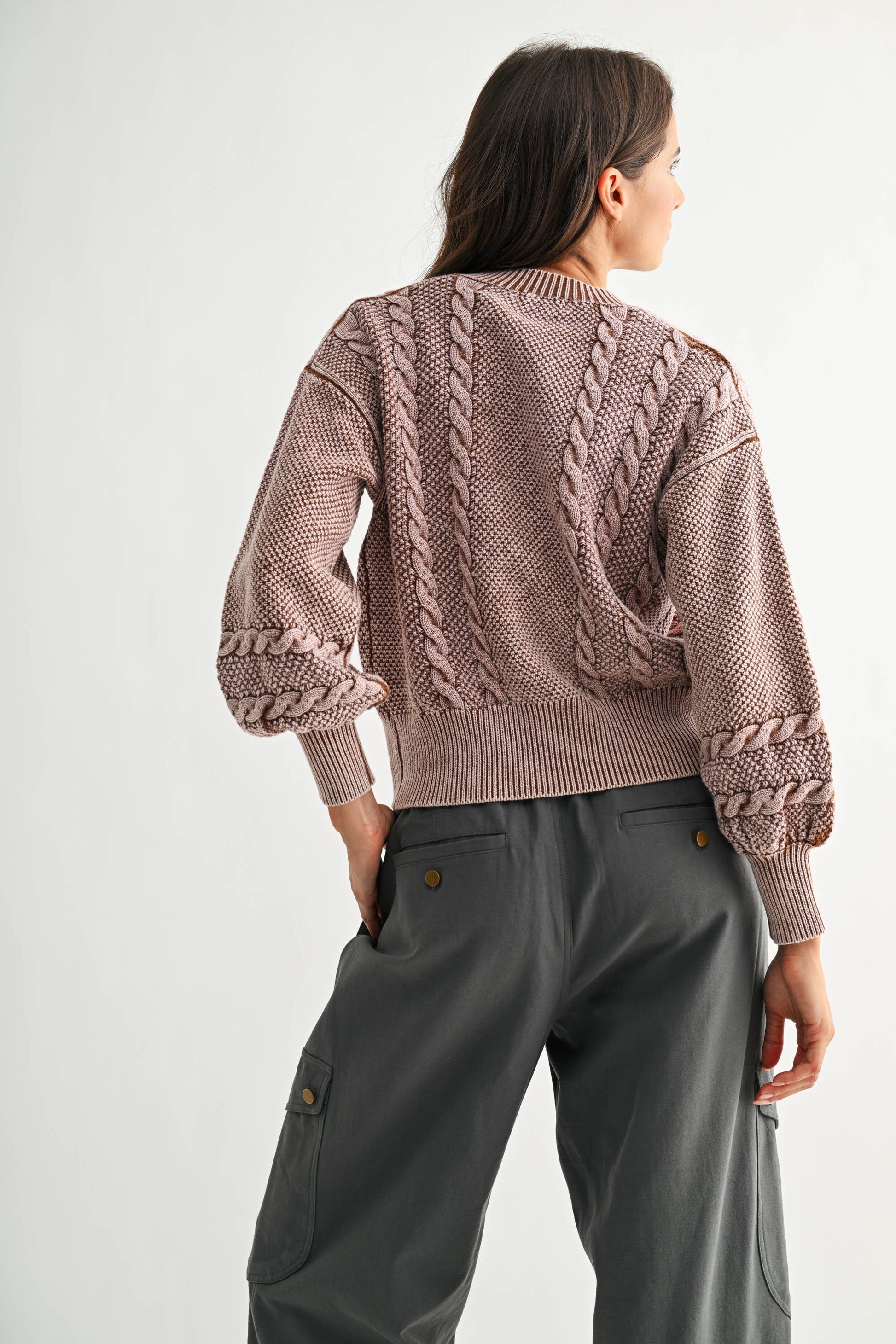 Heirloom Cable Knit Cardigan